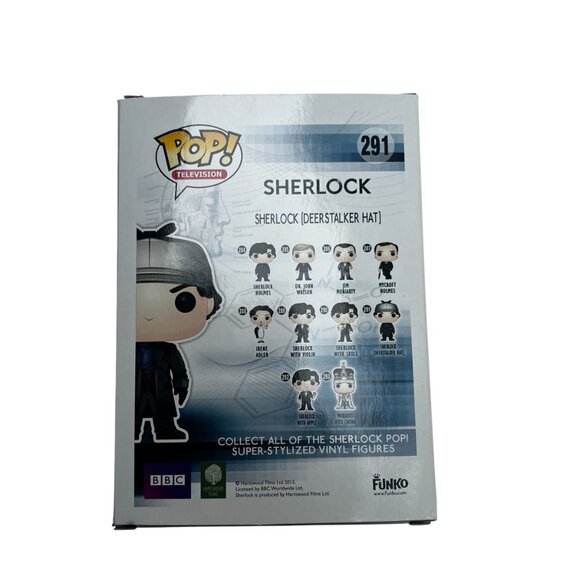 Sherlock [Deerstalker Hat] 291Funko POP Barnes & Noble Exclusive from Sherlock R - Picture 4 of 6